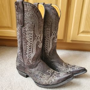 Old Gringo Eagle Swavorski boots Size 10